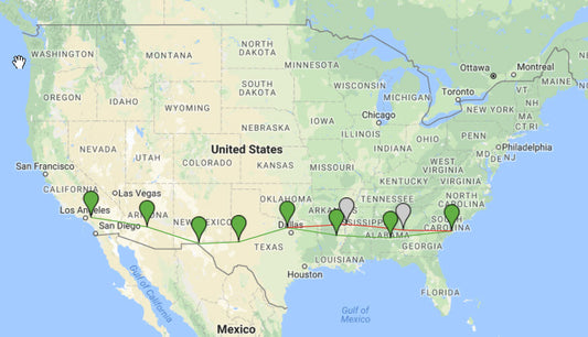 News Release - Combs Announces Route for Transcontinental Flight