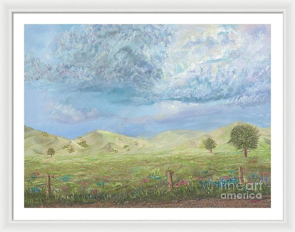 A Glimpse - Framed Print