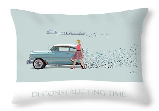 Deconstructing Time - Throw Pillow