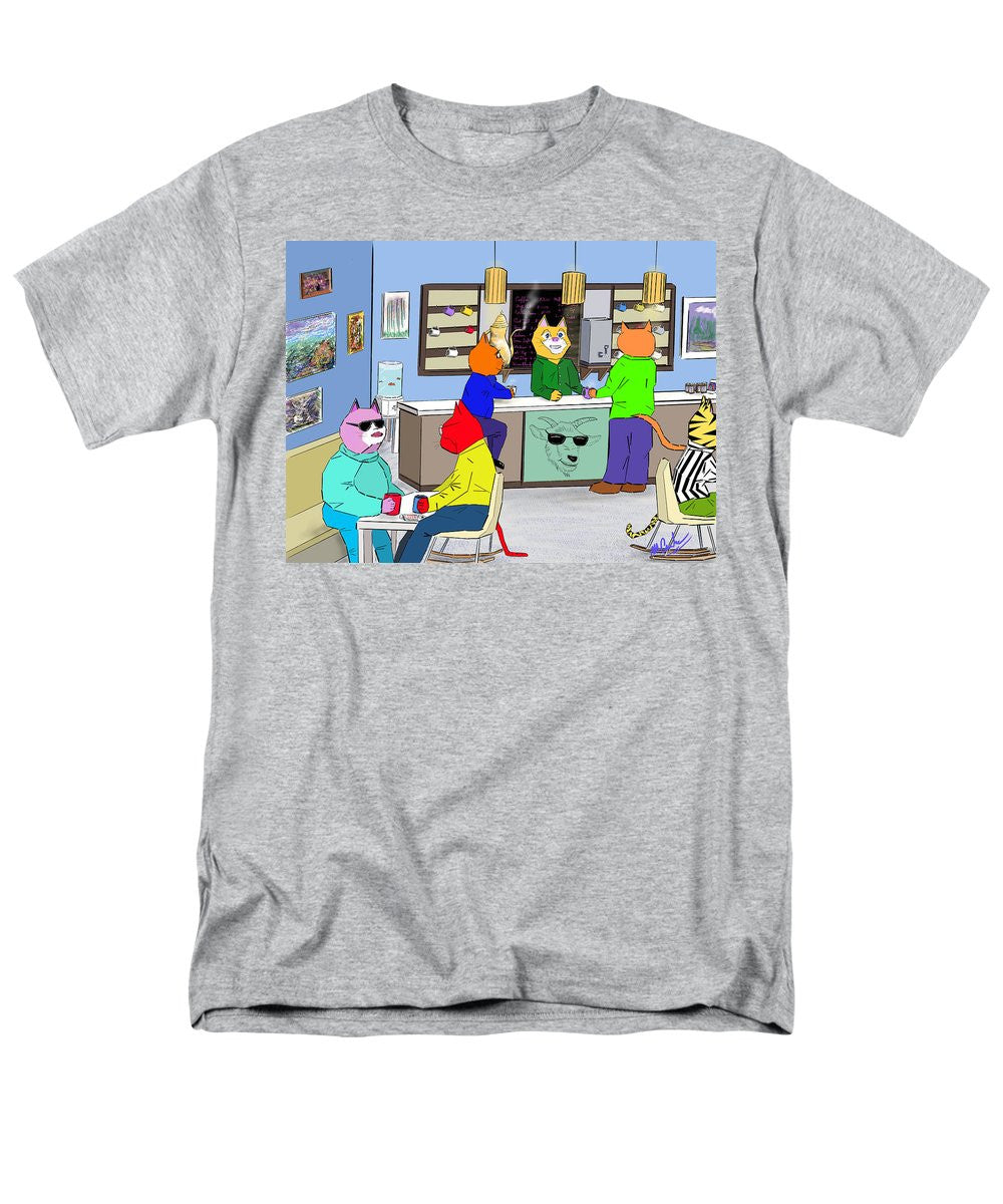 Coffee Cats - Men's T-Shirt (Regular Fit)