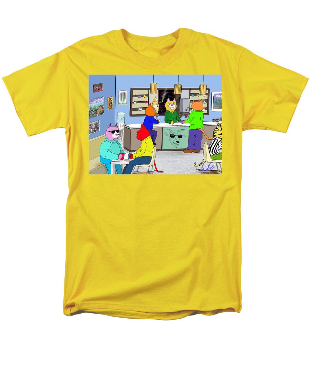 Coffee Cats - Men's T-Shirt (Regular Fit)