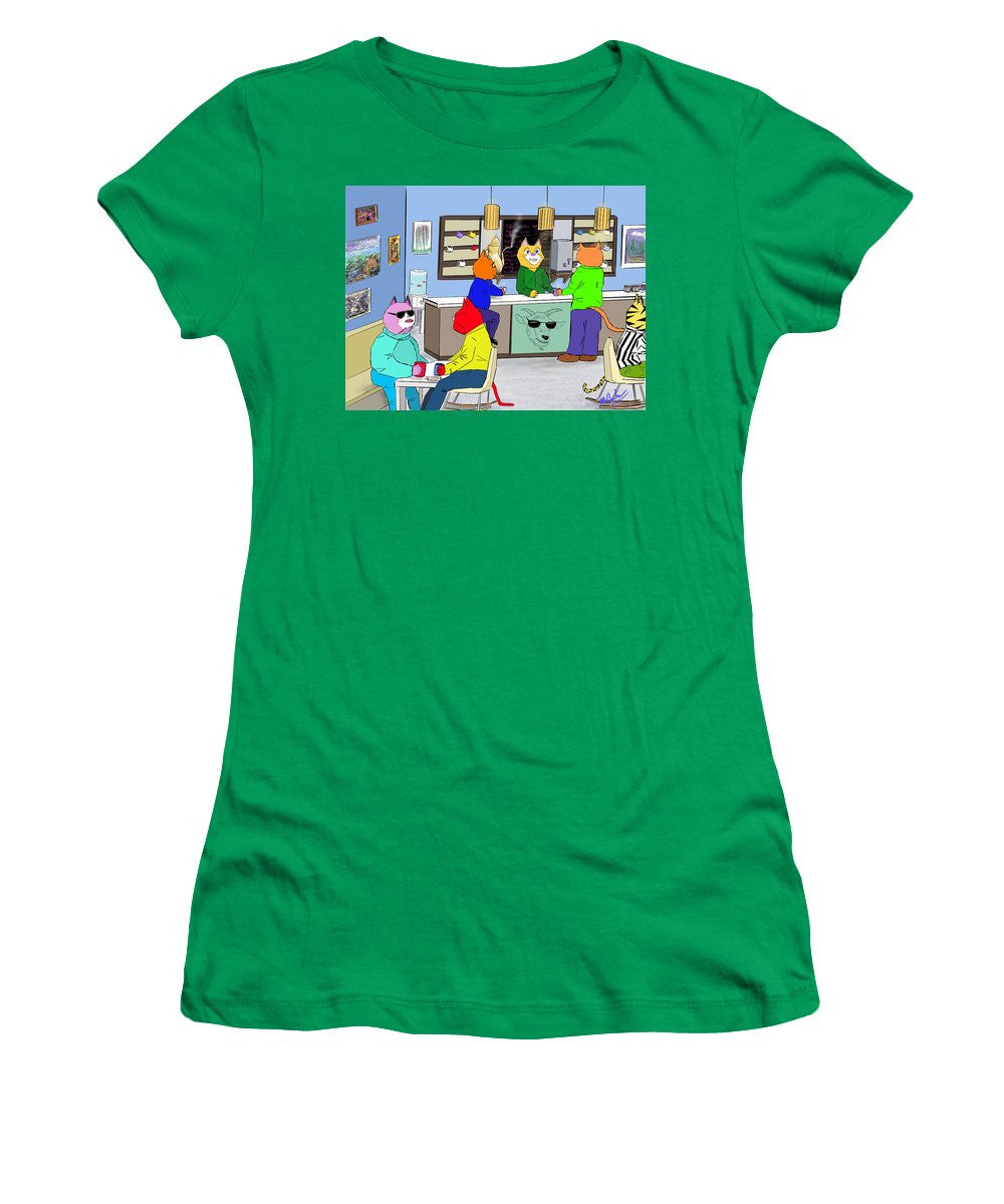 Coffee Cats - Women's T-Shirt (Junior Cut)