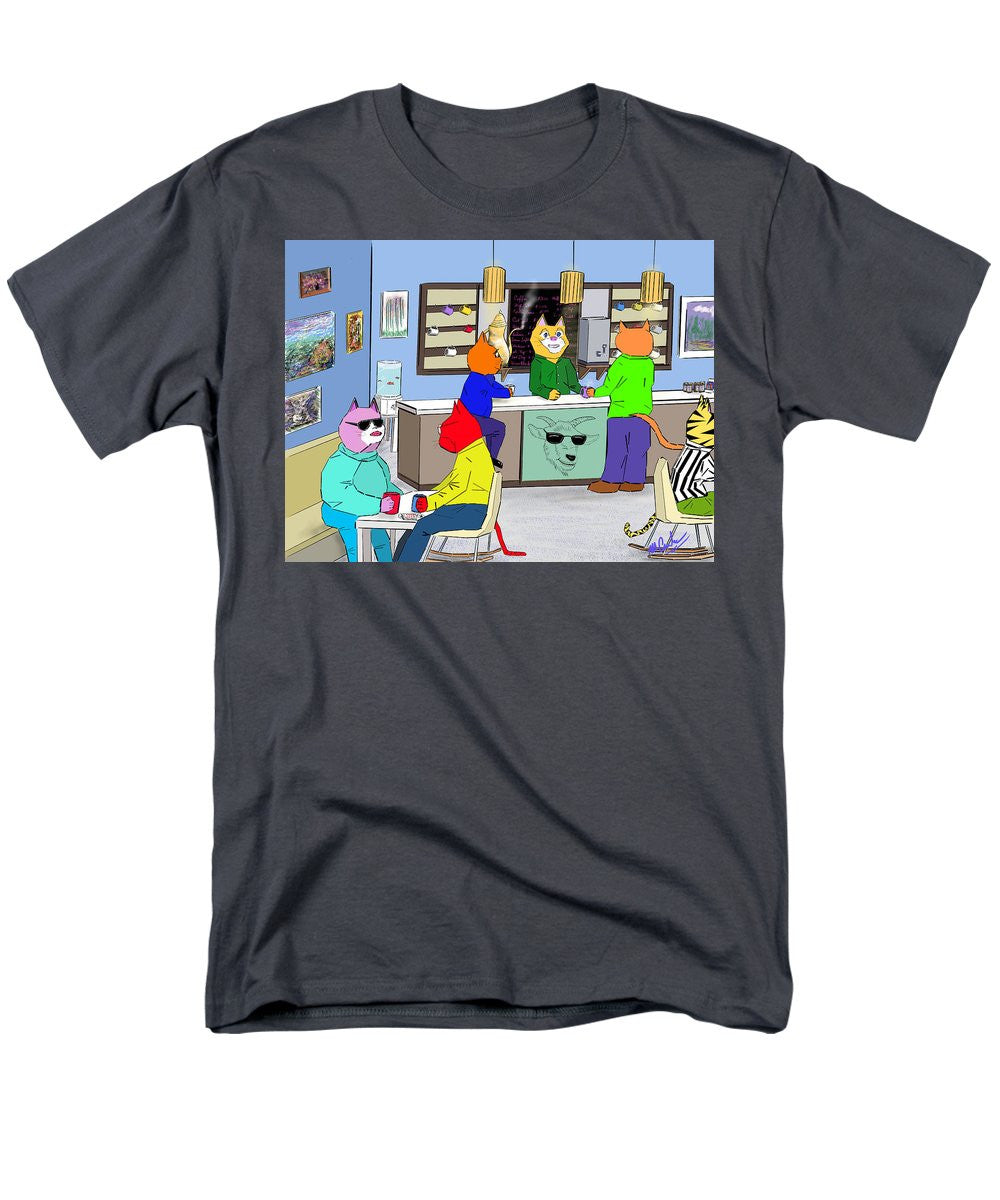 Coffee Cats - Men's T-Shirt (Regular Fit)