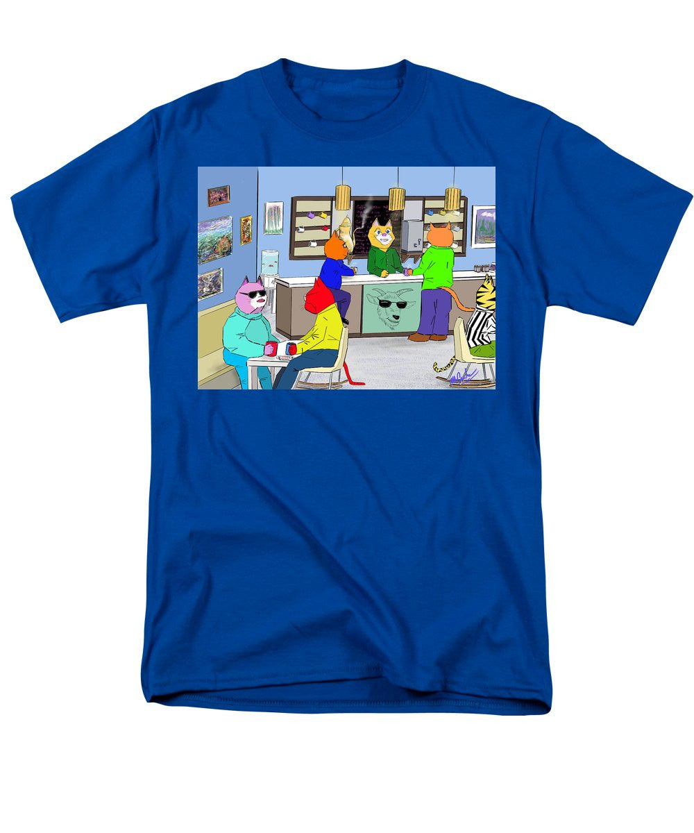 Coffee Cats - Men's T-Shirt (Regular Fit)