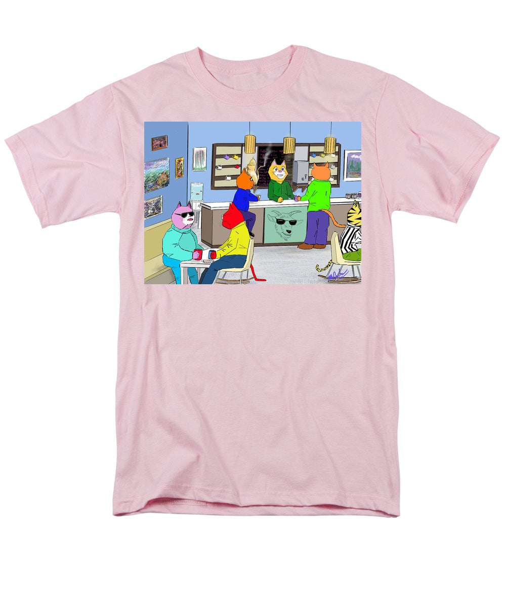 Coffee Cats - Men's T-Shirt (Regular Fit)