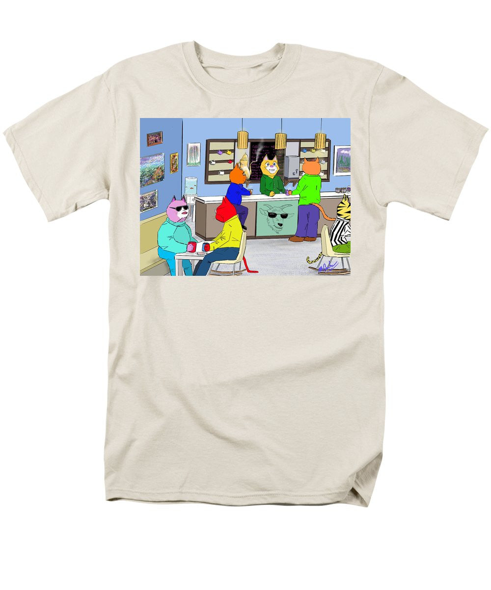 Coffee Cats - Men's T-Shirt (Regular Fit)