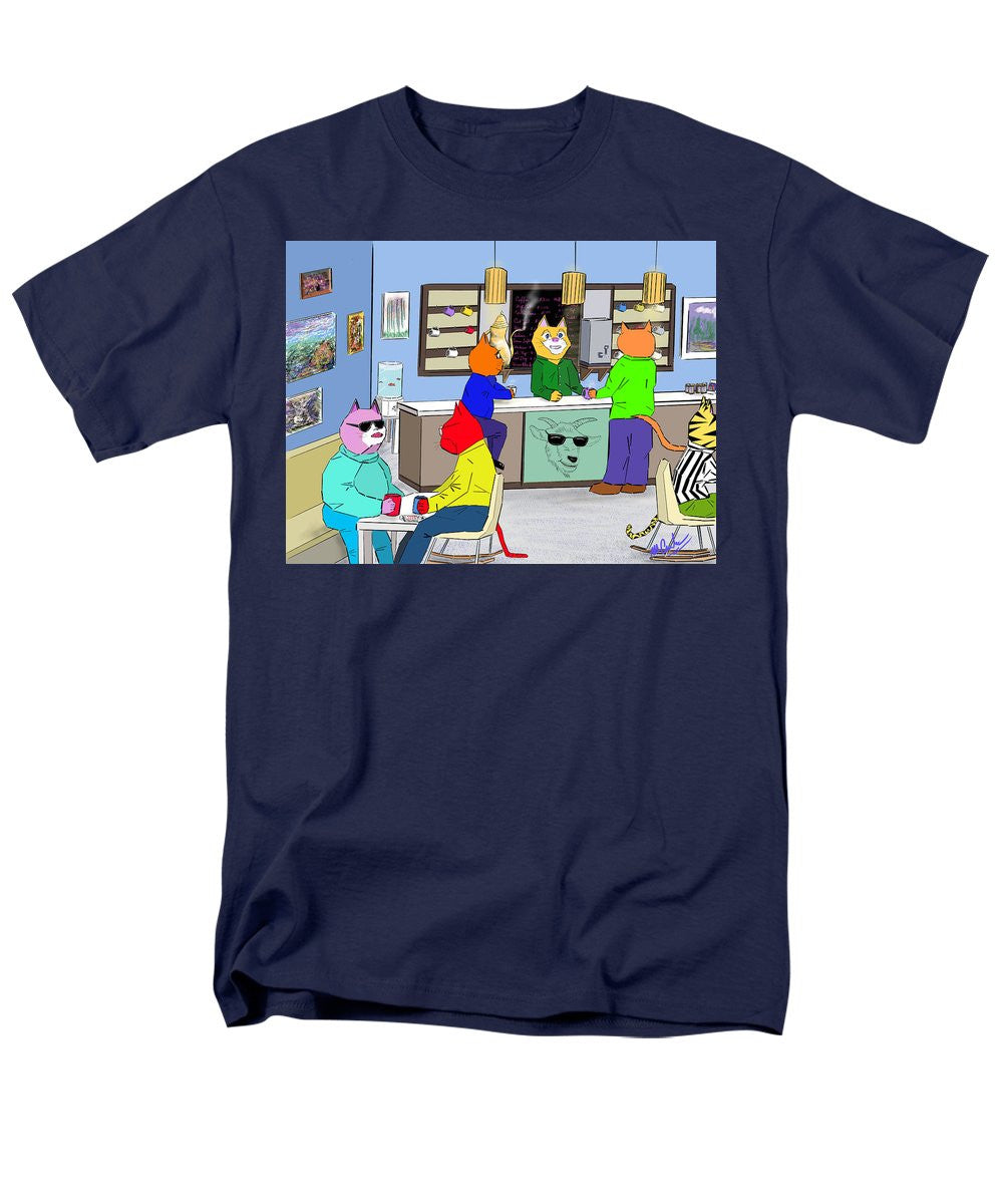 Coffee Cats - Men's T-Shirt (Regular Fit)
