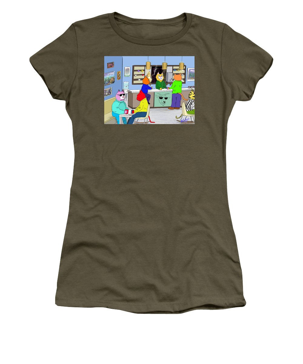 Coffee Cats - Women's T-Shirt (Junior Cut)