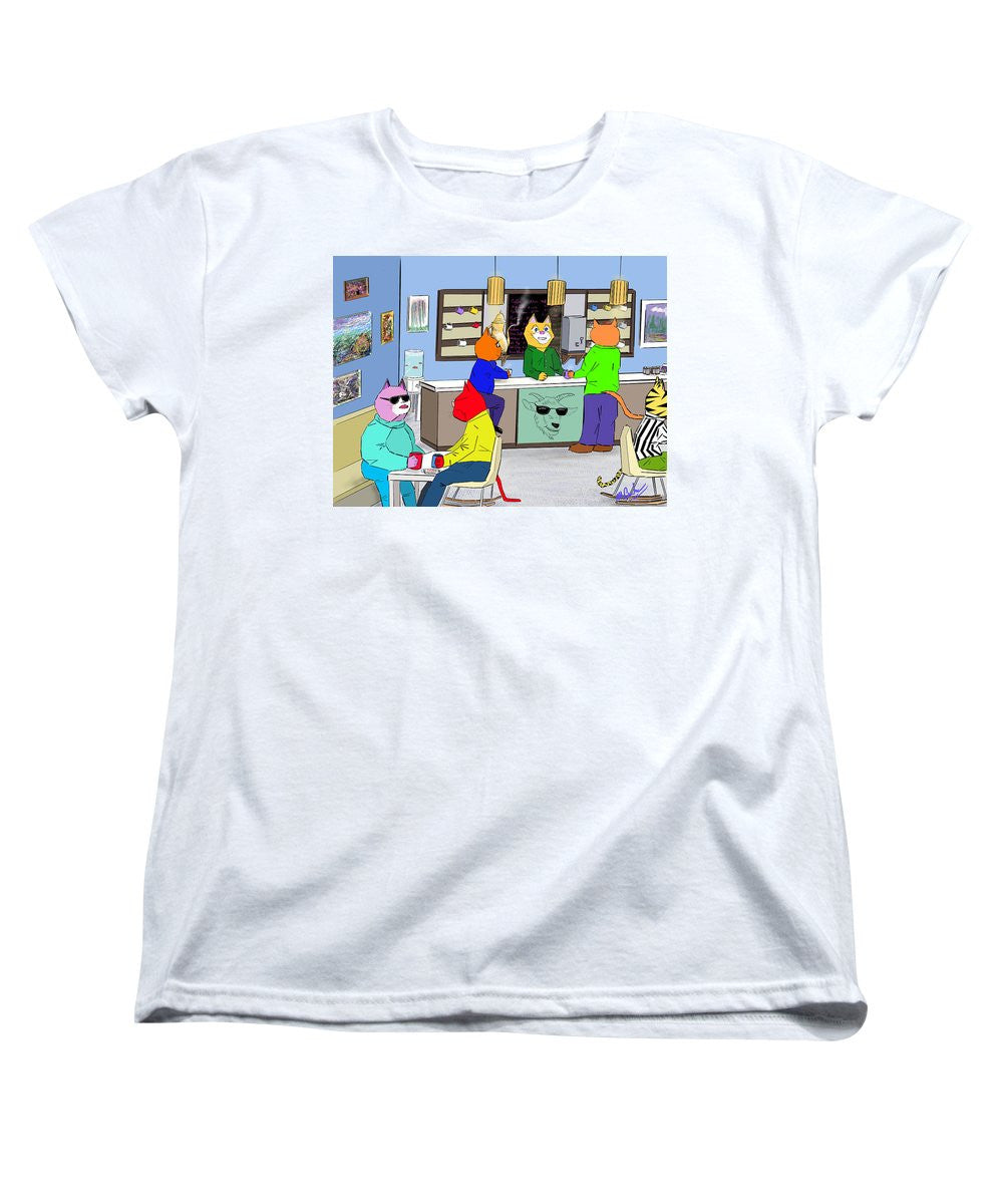 Coffee Cats - Women's T-Shirt (Standard Cut)