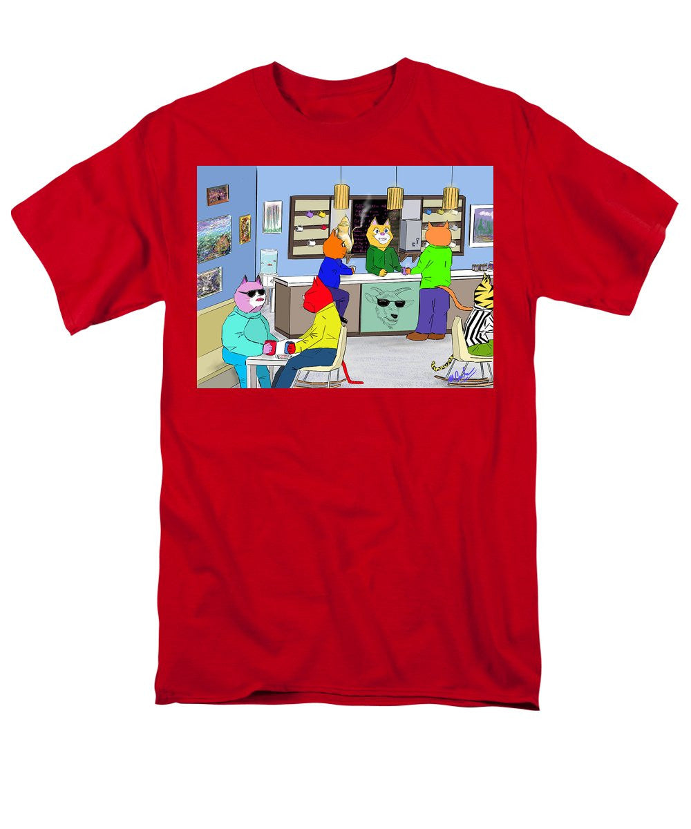 Coffee Cats - Men's T-Shirt (Regular Fit)