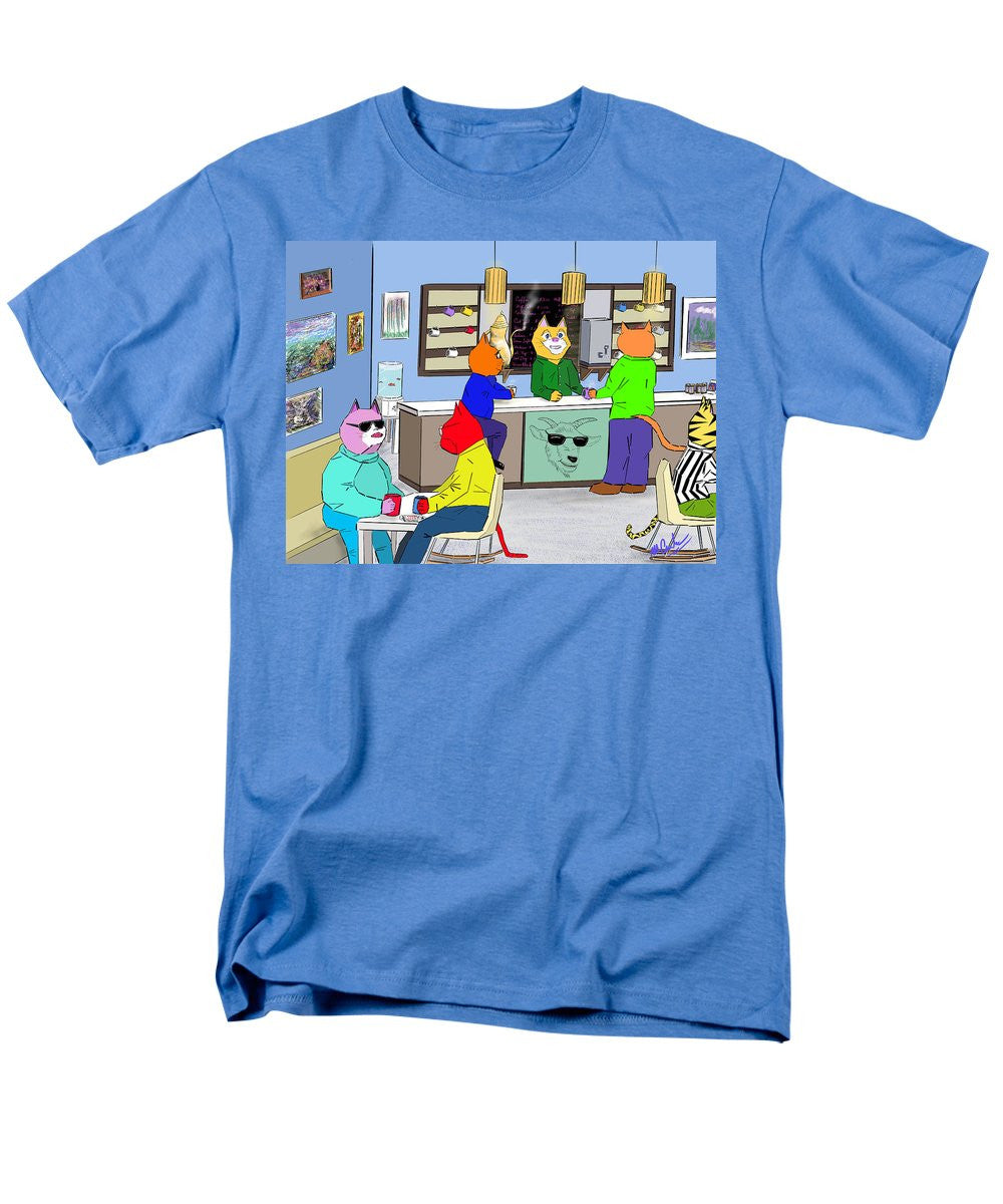 Coffee Cats - Men's T-Shirt (Regular Fit)