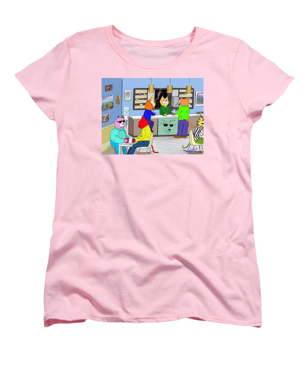 Coffee Cats - Women's T-Shirt (Standard Cut)