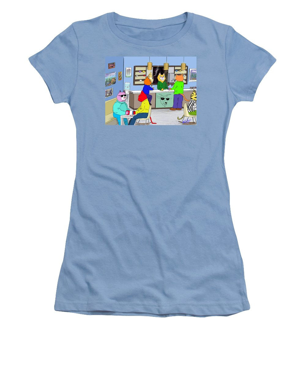 Coffee Cats - Women's T-Shirt (Junior Cut)