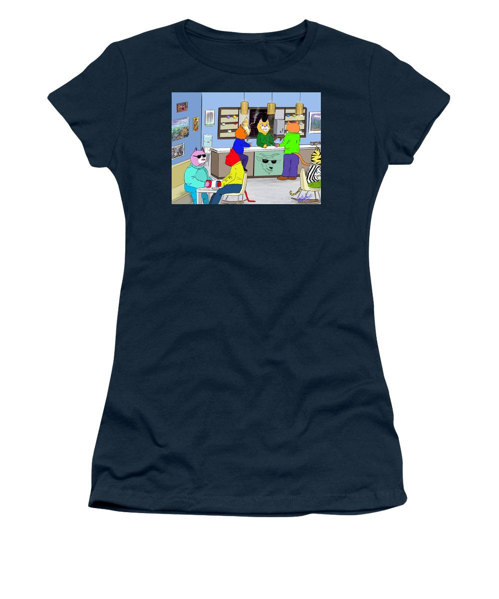 Coffee Cats - Women's T-Shirt (Junior Cut)