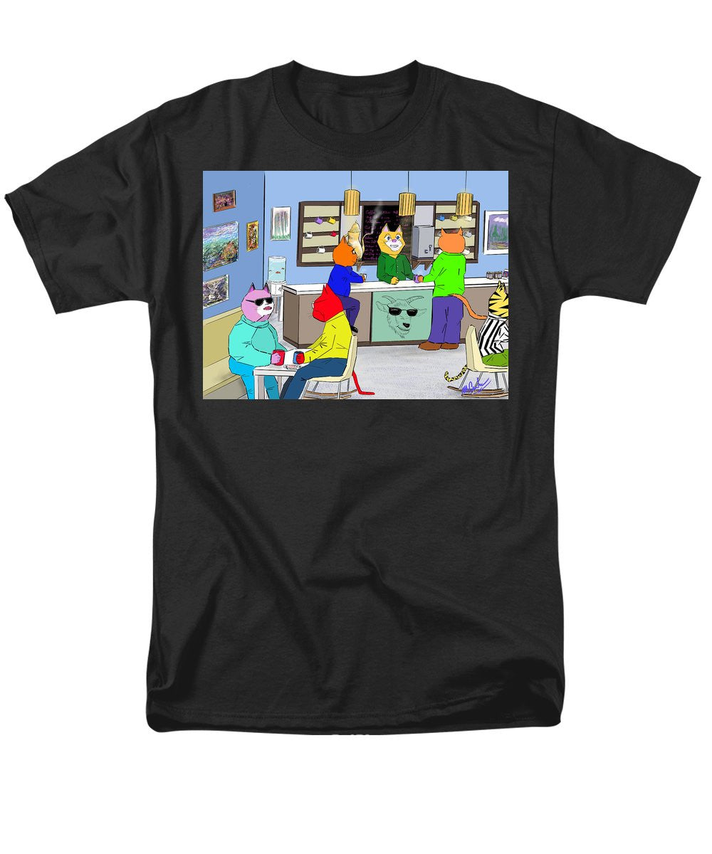 Coffee Cats - Men's T-Shirt (Regular Fit)