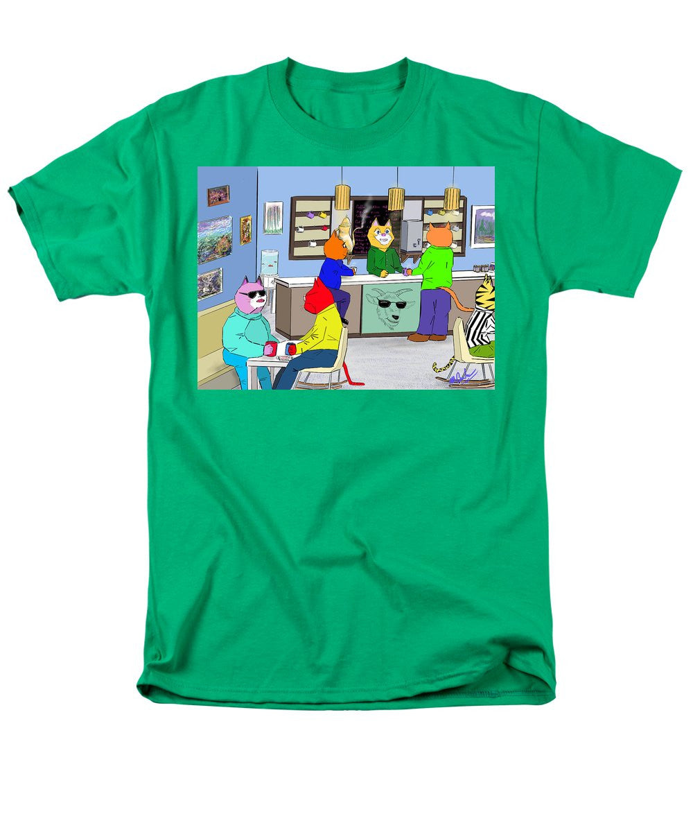 Coffee Cats - Men's T-Shirt (Regular Fit)
