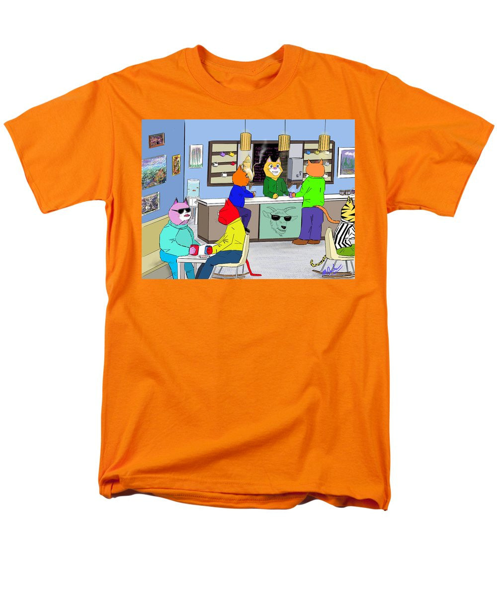 Coffee Cats - Men's T-Shirt (Regular Fit)