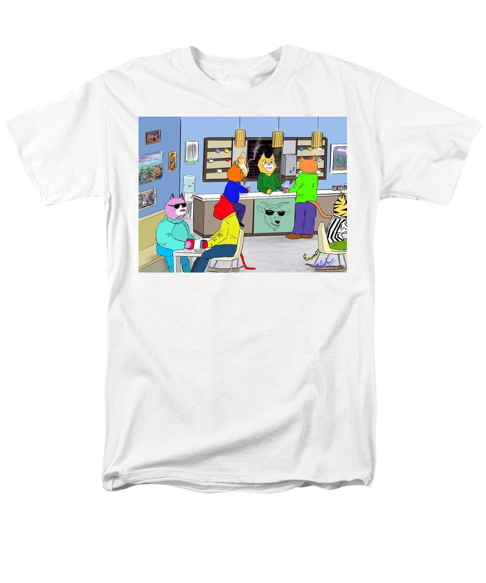 Coffee Cats - Men's T-Shirt (Regular Fit)