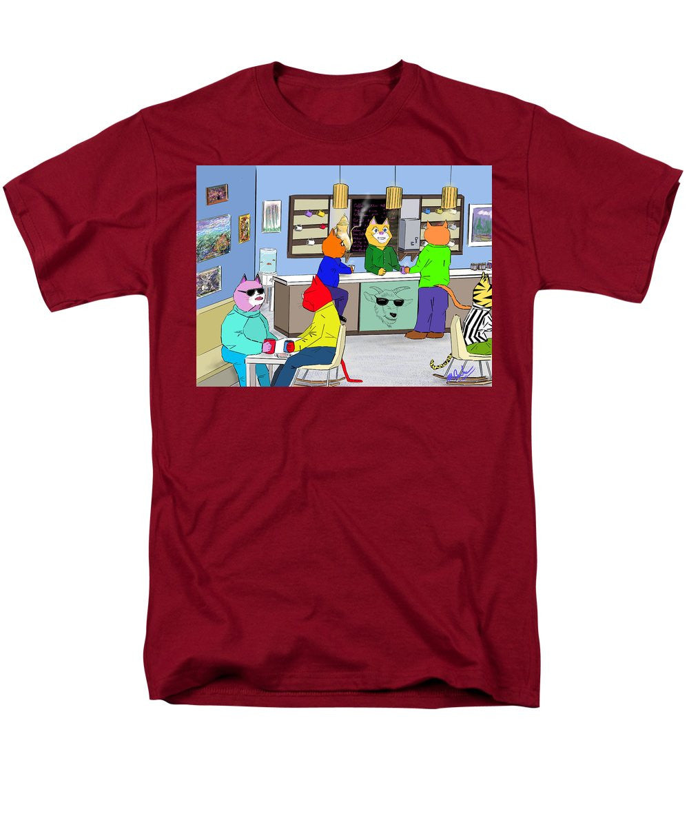 Coffee Cats - Men's T-Shirt (Regular Fit)