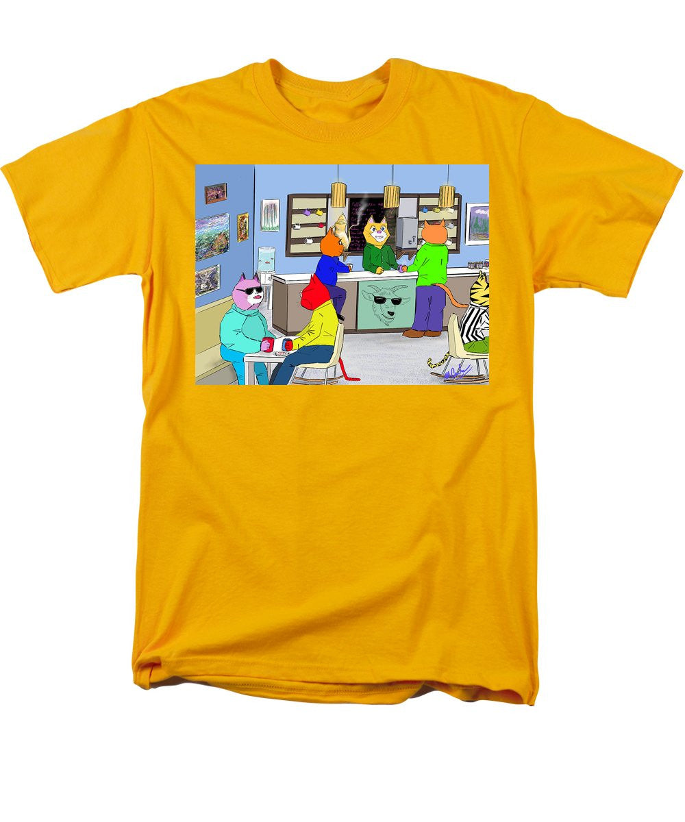 Coffee Cats - Men's T-Shirt (Regular Fit)