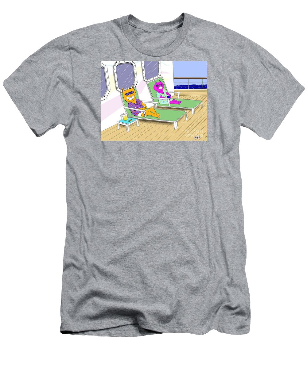 Cruise Cats - Men's T-Shirt (Slim Fit)