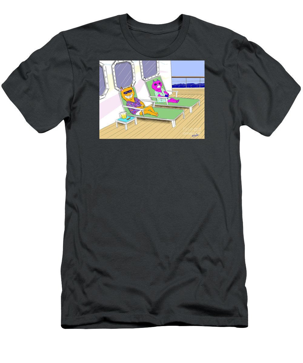 Cruise Cats - Men's T-Shirt (Slim Fit)