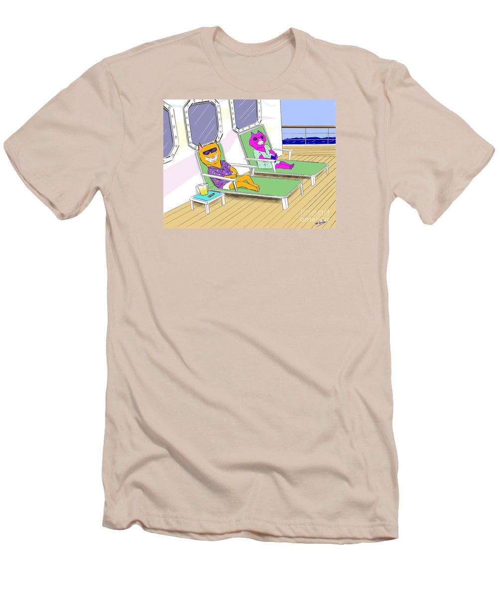 Cruise Cats - Men's T-Shirt (Slim Fit)