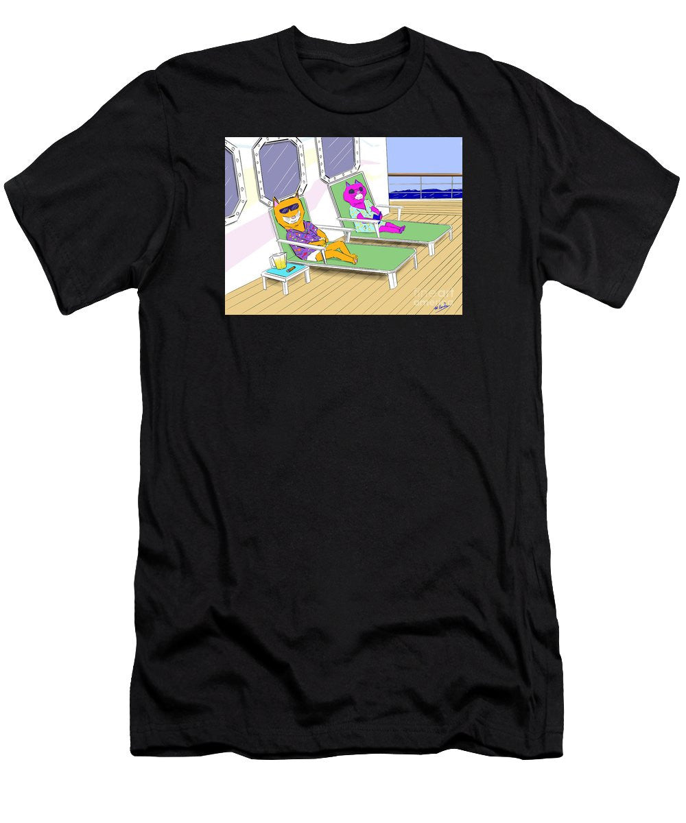 Cruise Cats - Men's T-Shirt (Slim Fit)