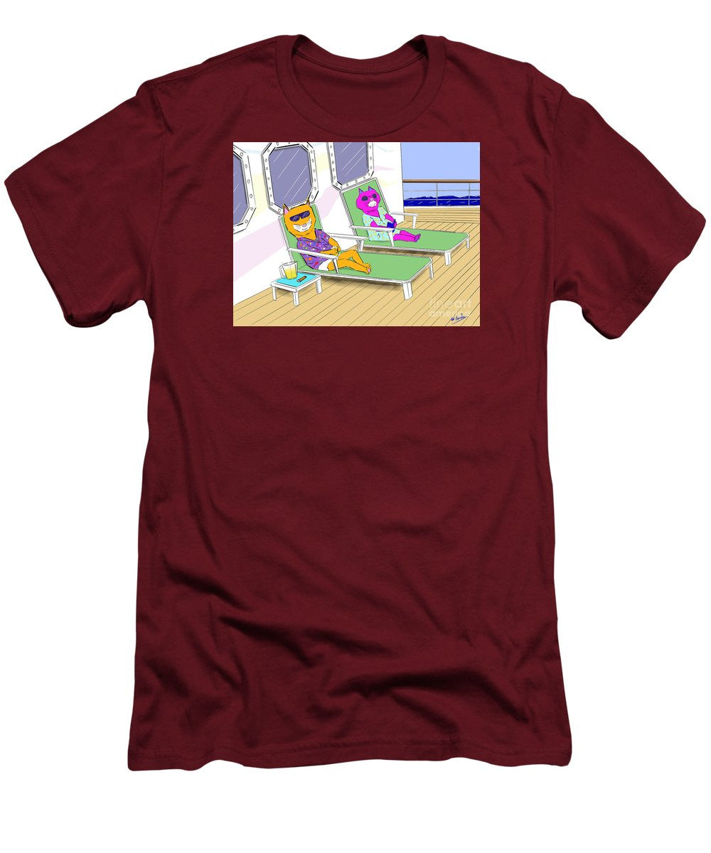Cruise Cats - Men's T-Shirt (Slim Fit)