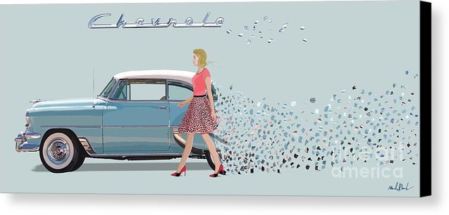 Deconstructing Time - Canvas Print