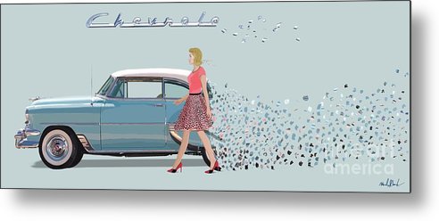 Deconstructing Time - Metal Print