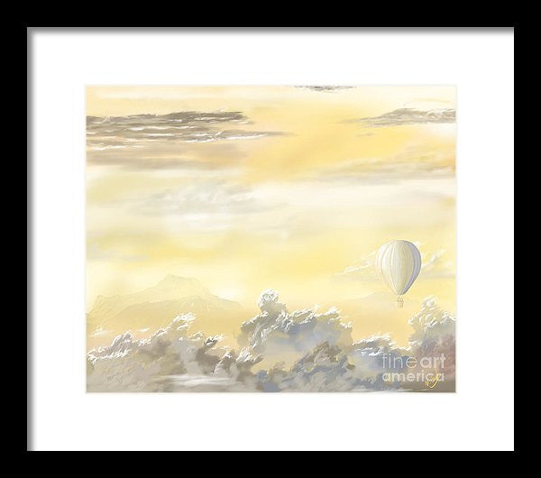 End Of The Day - Framed Print