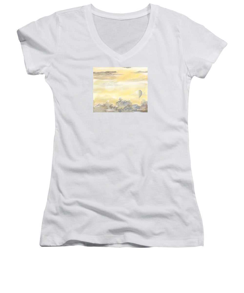 End Of The Day - Women's V-Neck T-Shirt (Junior Cut)