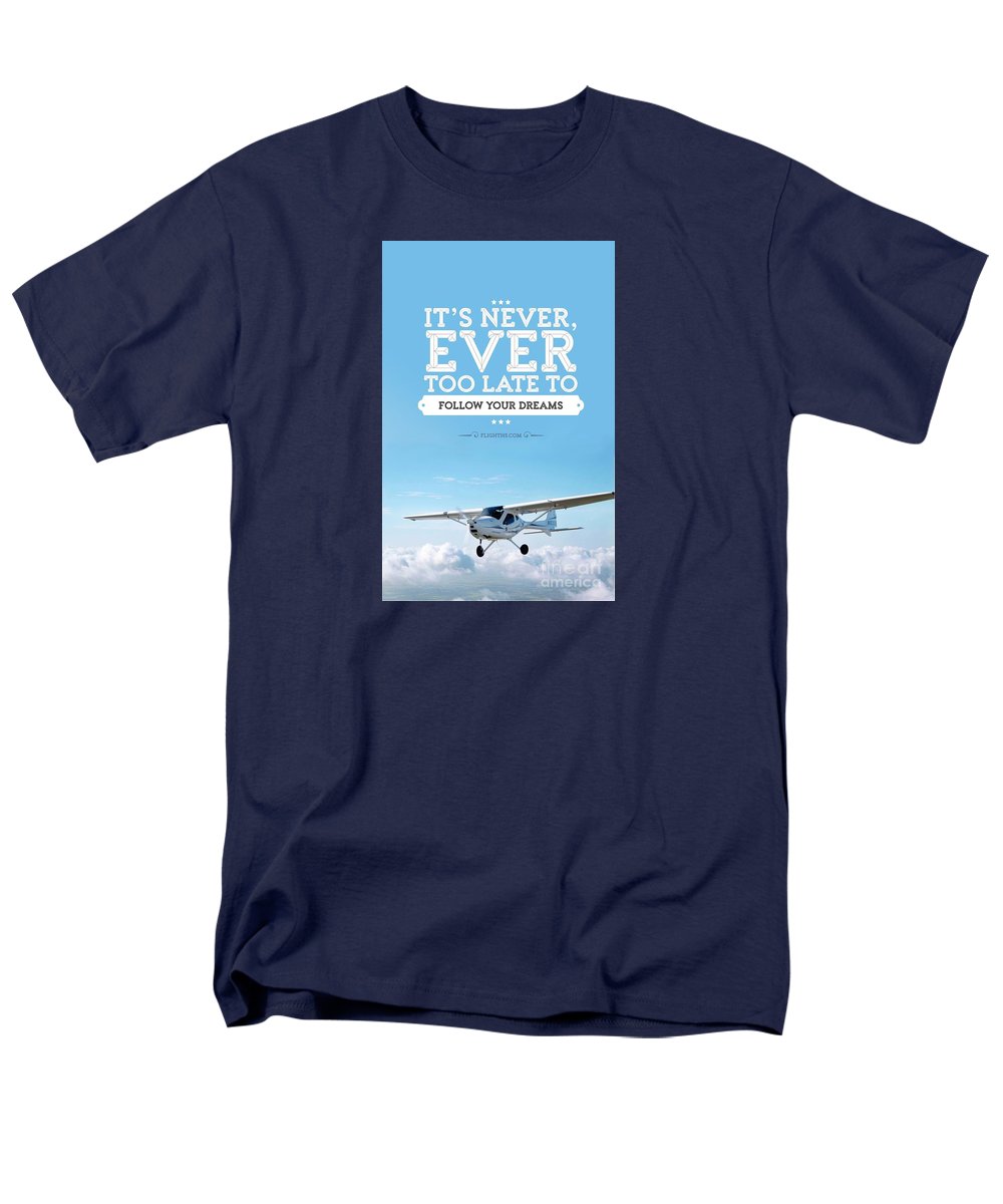 Its Never Too Late - Men's T-Shirt (Regular Fit)