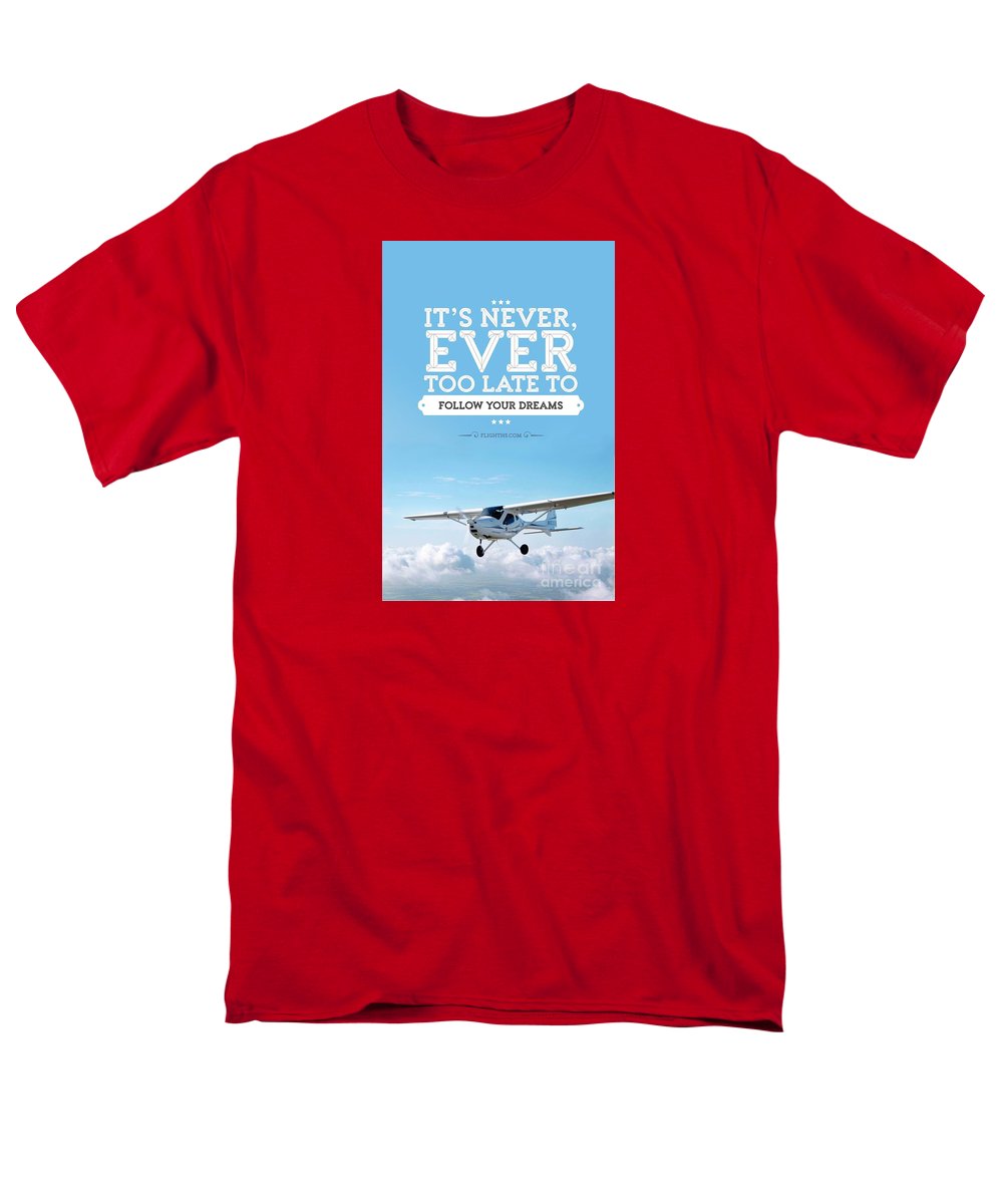 Its Never Too Late - Men's T-Shirt (Regular Fit)