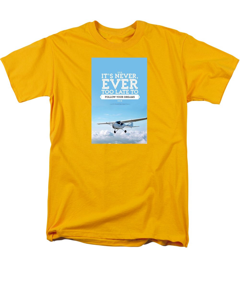 Its Never Too Late - Men's T-Shirt (Regular Fit)