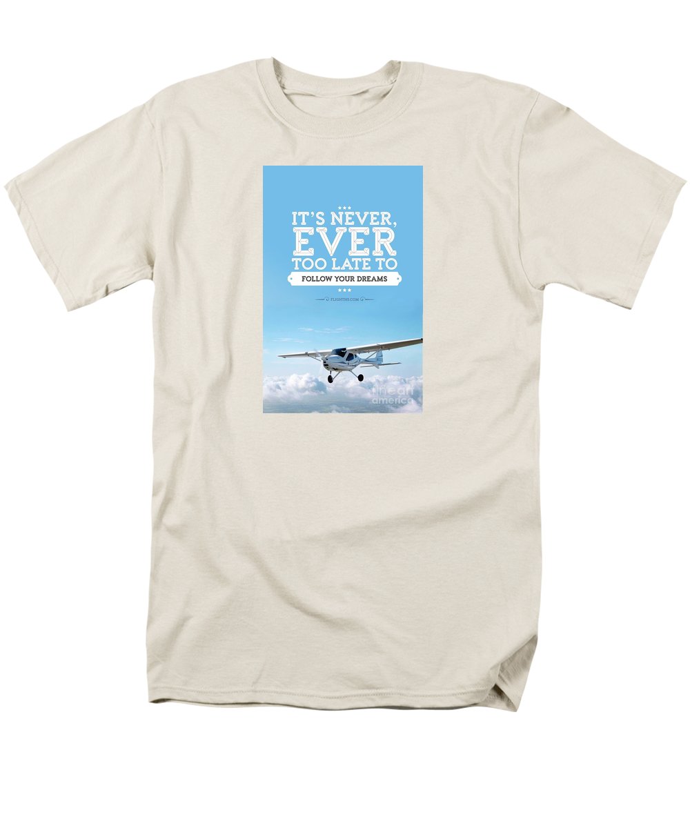 Its Never Too Late - Men's T-Shirt (Regular Fit)