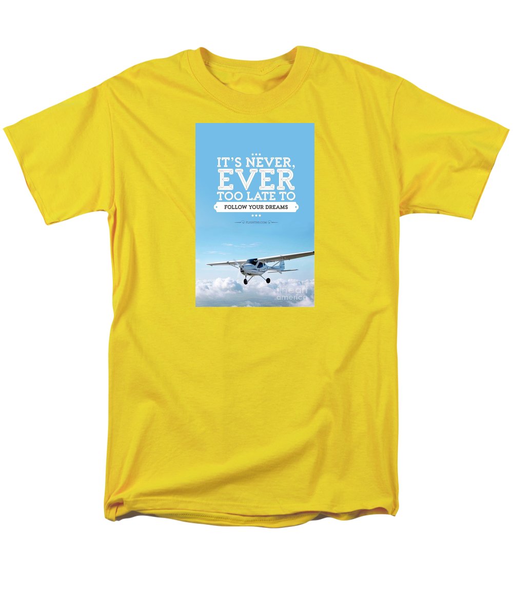 Its Never Too Late - Men's T-Shirt (Regular Fit)