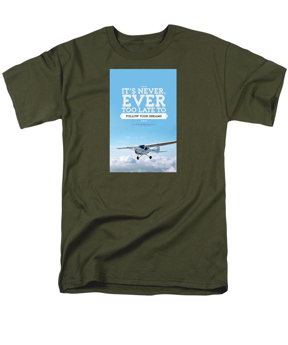 Its Never Too Late - Men's T-Shirt (Regular Fit)
