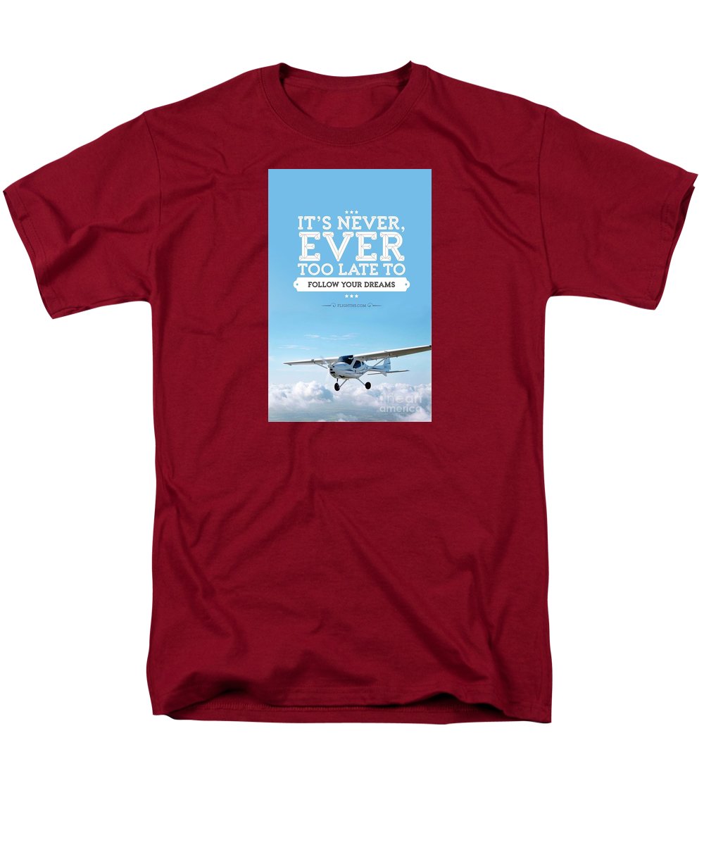 Its Never Too Late - Men's T-Shirt (Regular Fit)
