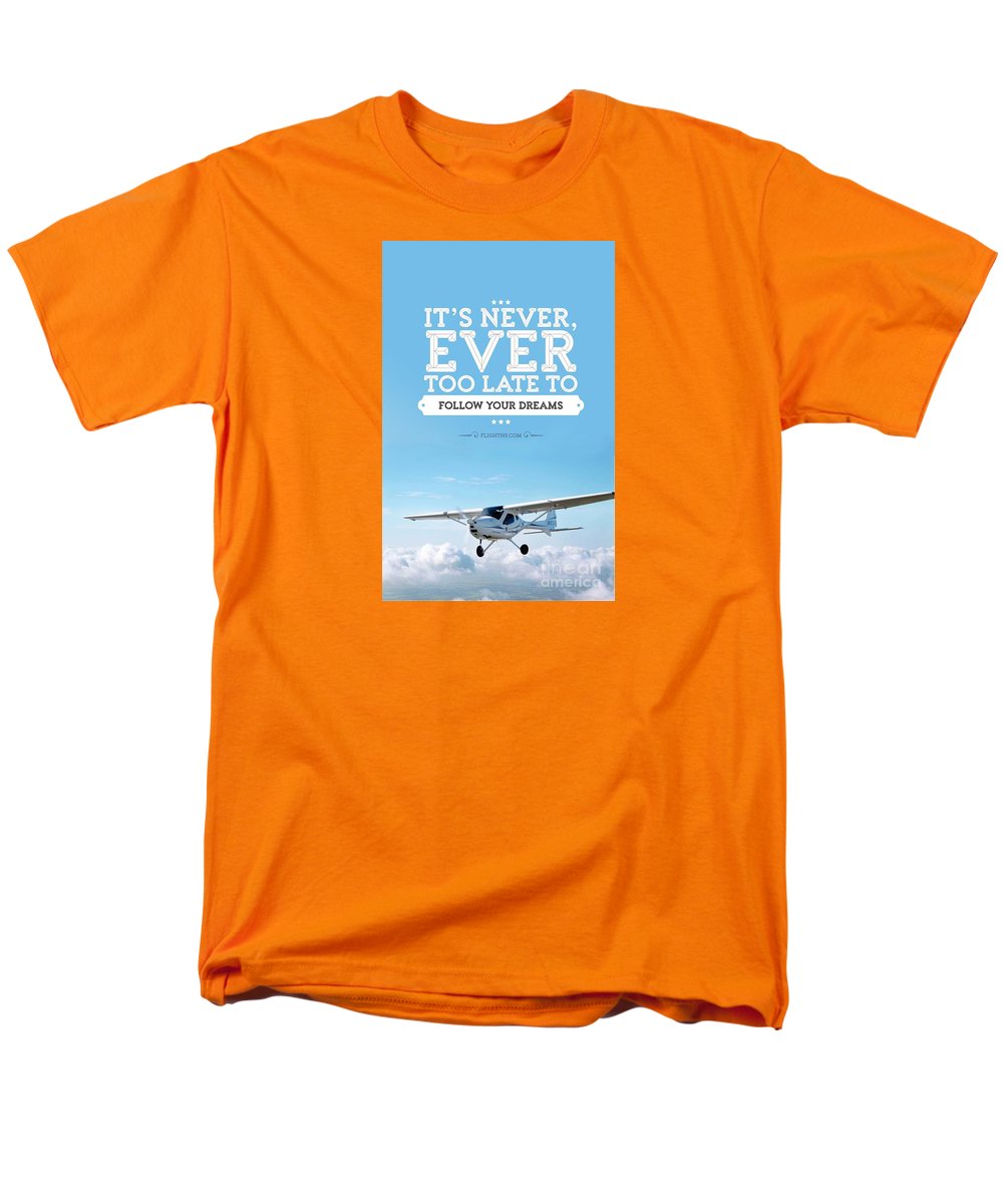 Its Never Too Late - Men's T-Shirt (Regular Fit)