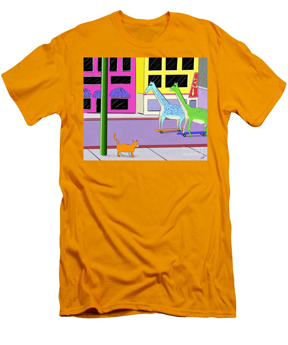There Were Two Giraffes - Men's T-Shirt (Slim Fit)