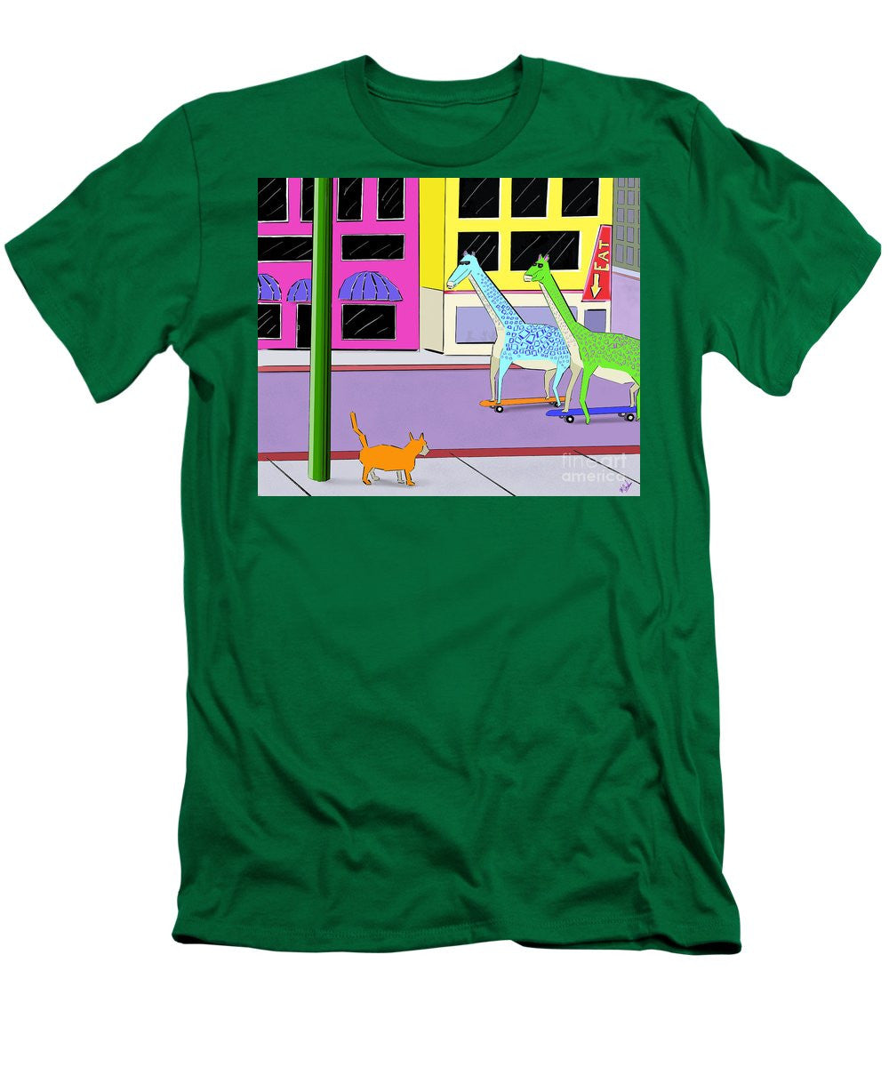 There Were Two Giraffes - Men's T-Shirt (Slim Fit)