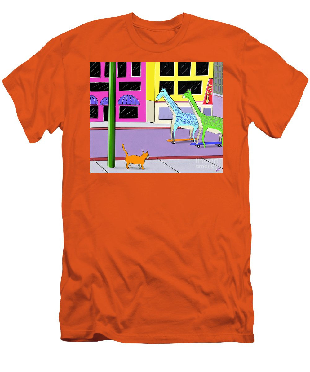 There Were Two Giraffes - Men's T-Shirt (Slim Fit)