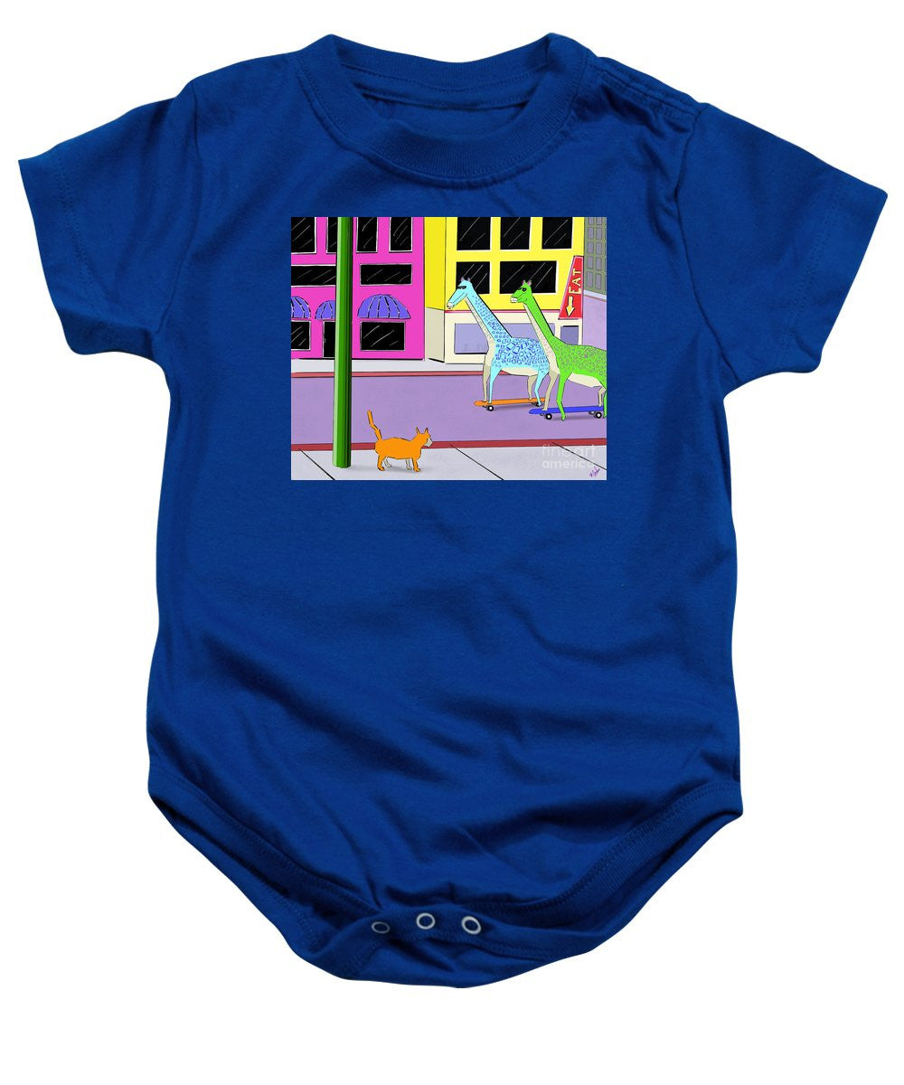There Were Two Giraffes - Baby Onesie