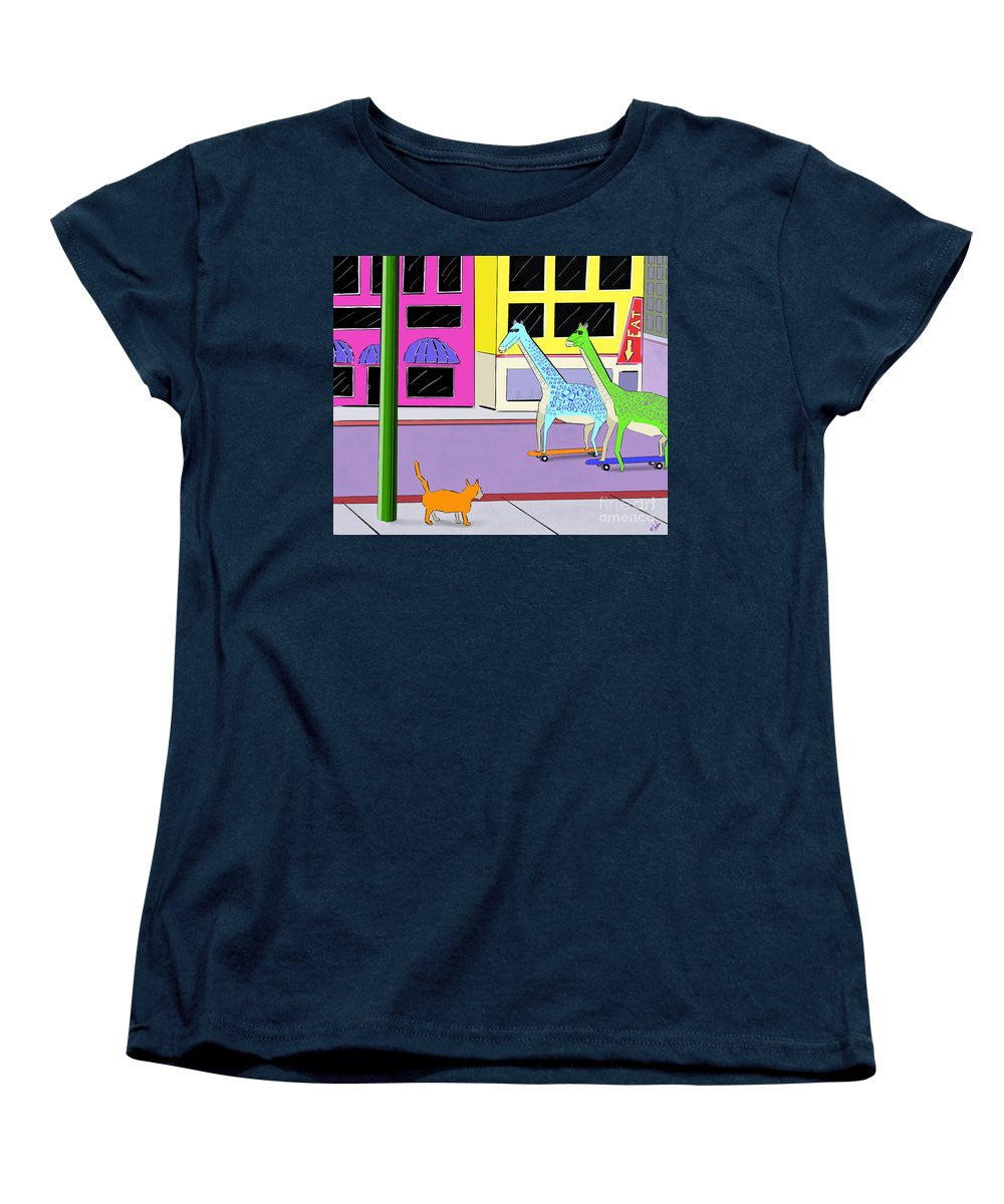There Were Two Giraffes - Women's T-Shirt (Standard Cut)