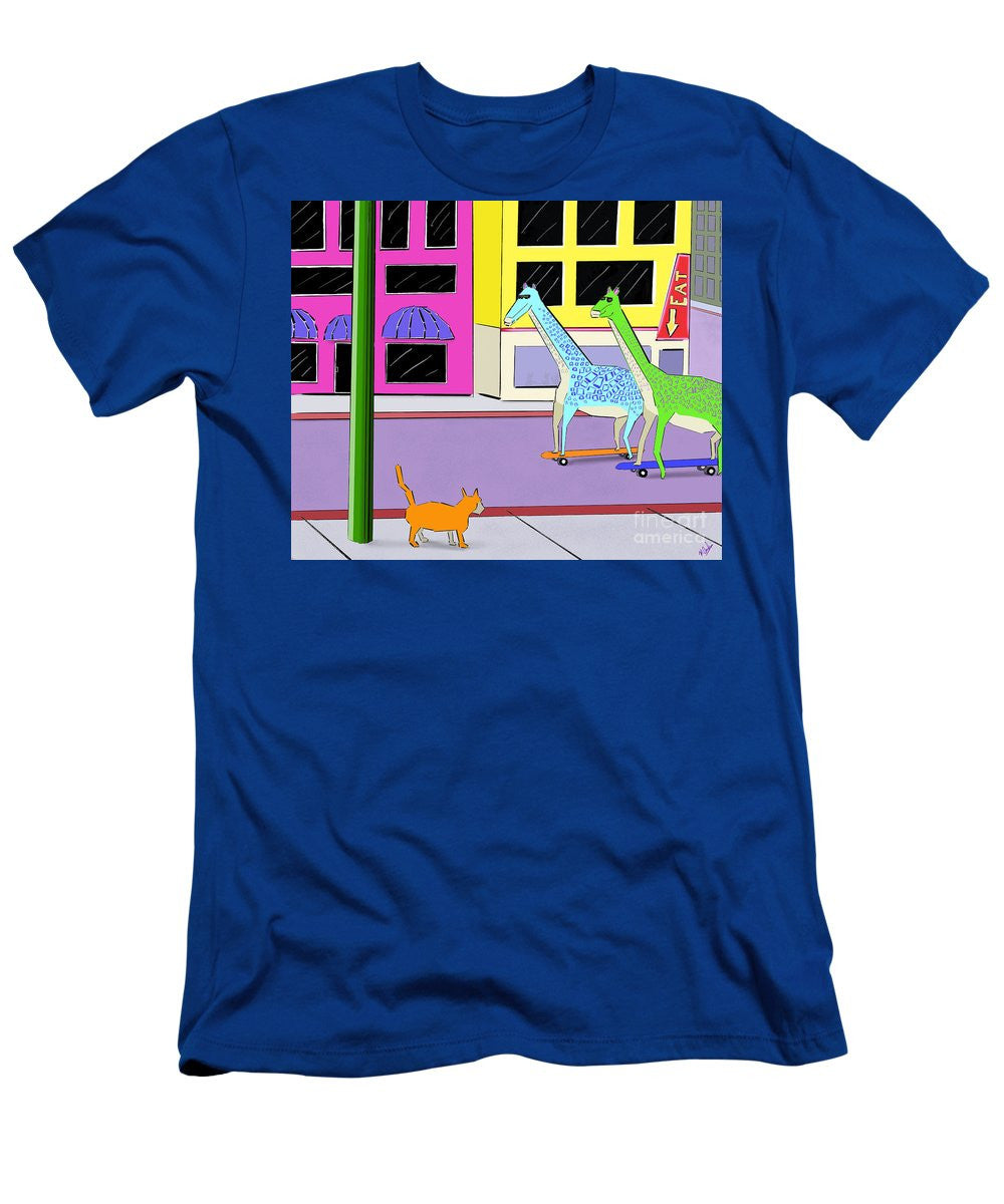 There Were Two Giraffes - Men's T-Shirt (Slim Fit)