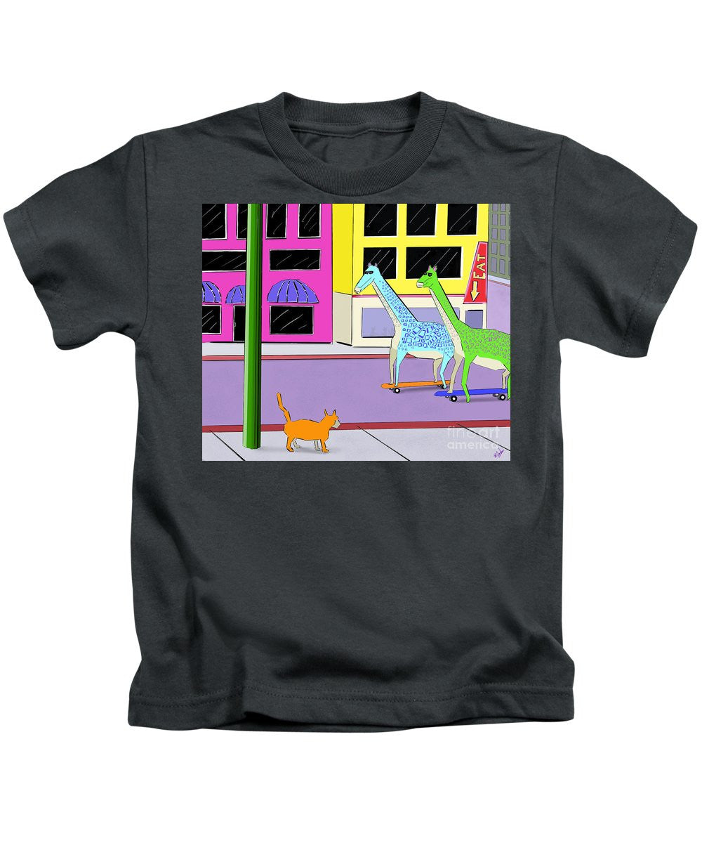 There Were Two Giraffes - Kids T-Shirt