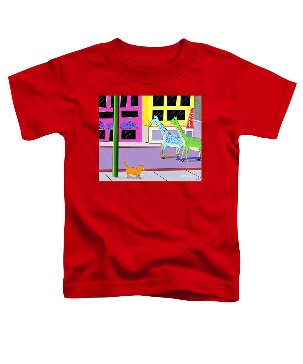 There Were Two Giraffes - Toddler T-Shirt