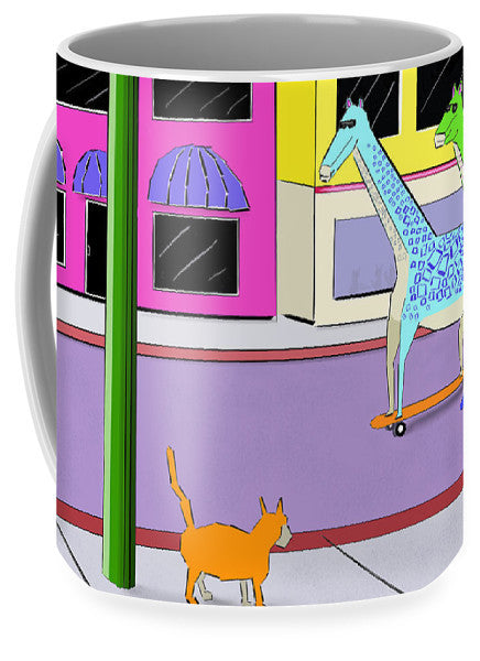There Were Two Giraffes - Mug